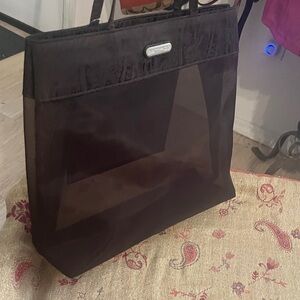 Etro Milano chocolate Mesh and paisley concert Tote Bag